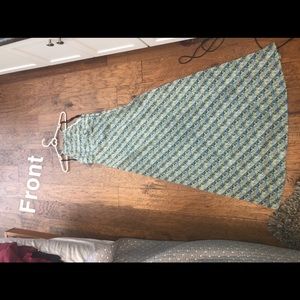 Long patterned dress
